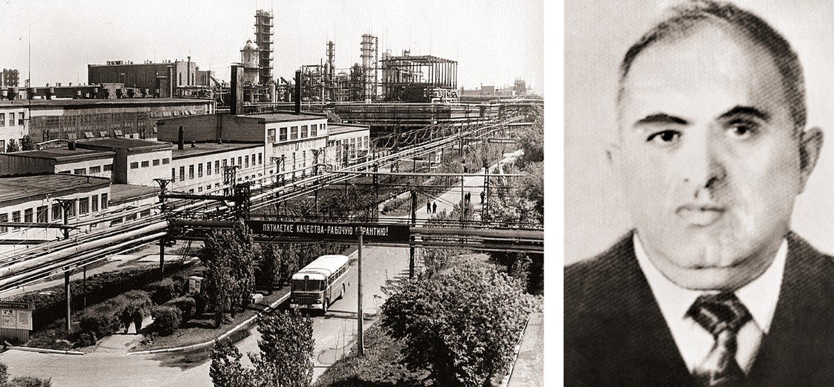 Вид на центральную аллею, дорогу 3-3, снимок 1960-х годов. Фотопортрет О.Г. Мурадьяна / Фото из архива «Тольятти­каучука» 