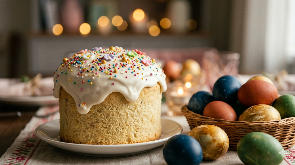 Время приготовления: 4 часа · Порций: 2 кулича · Пасха 12 апреля!