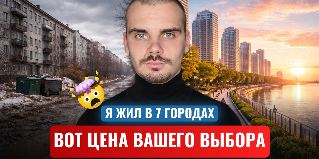 Я жил в Москве, Казани и провинции. Вот цена каждого выбора.