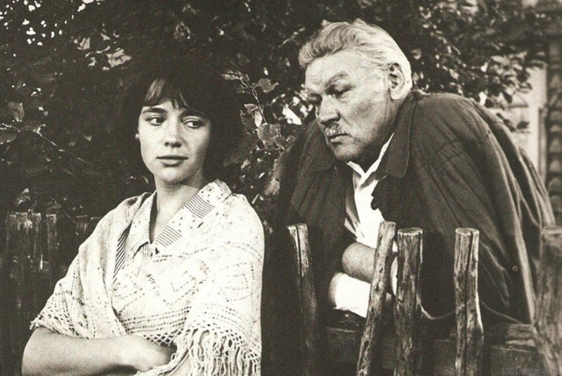 Фото: Елена Санаева с отцом 