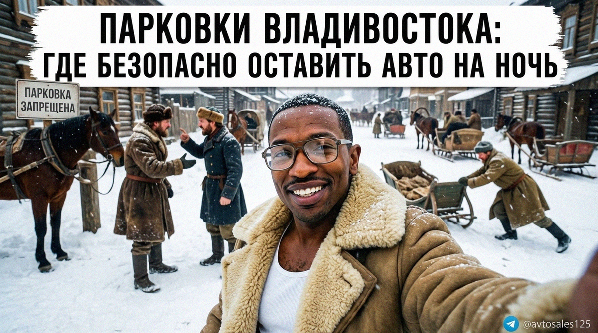    Безопасная стоянка для авто во Владивостоке в ночное время Авто Сейлс