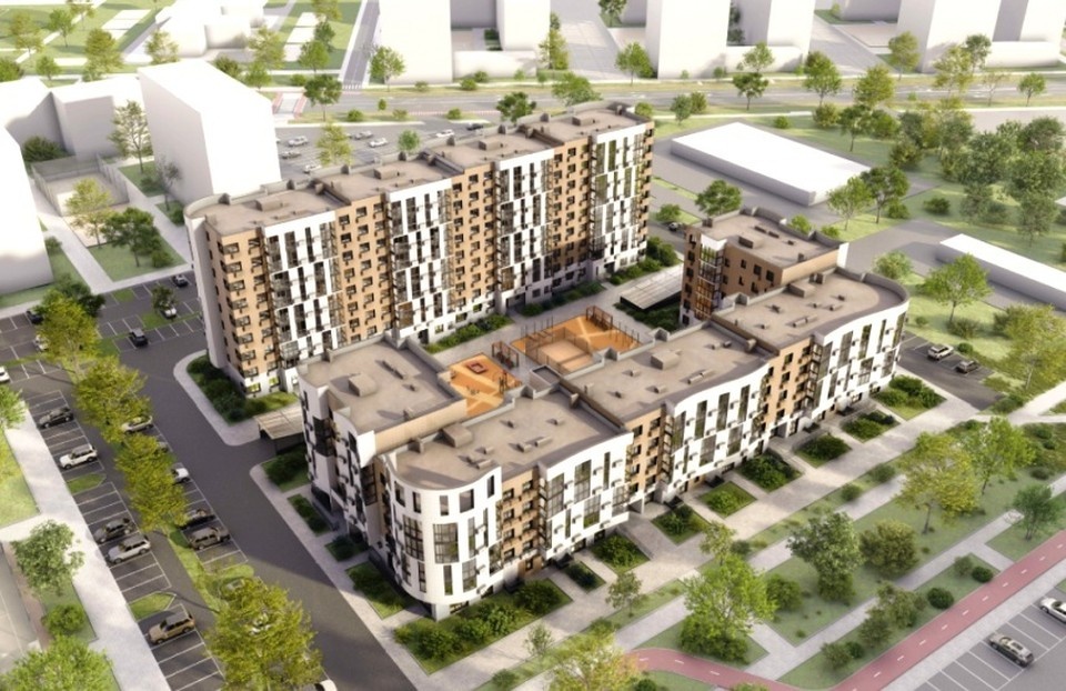    В строй введут 400 тысяч квадратных метров жилья. Эскиз: sev.gov.ru