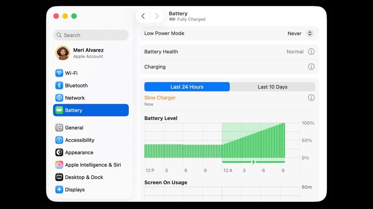    Вот такая небольшая надпись появляется в разделе с аккумулятором. Изображение: macrumors.com