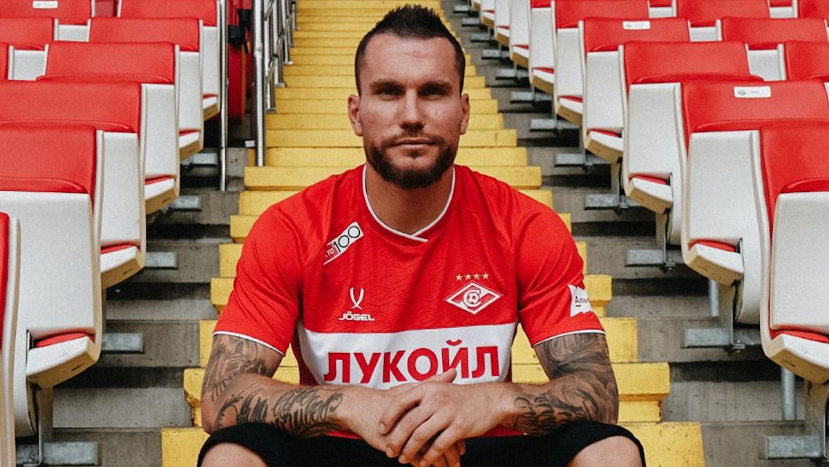 Нападающий московского "Спартака" Антон Заболотный. Фото из интернета.