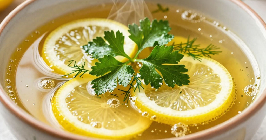 Рецепт пряного, куриного бульона.