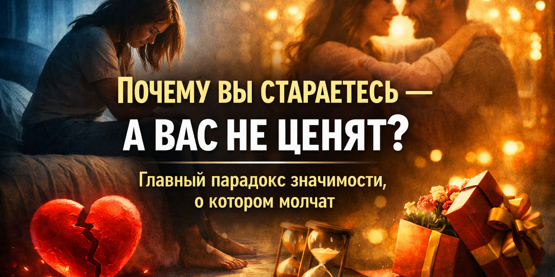 Почему вы стараетесь - а вас не ценят: главный парадокс значимости, о котором молчат опытные психологи