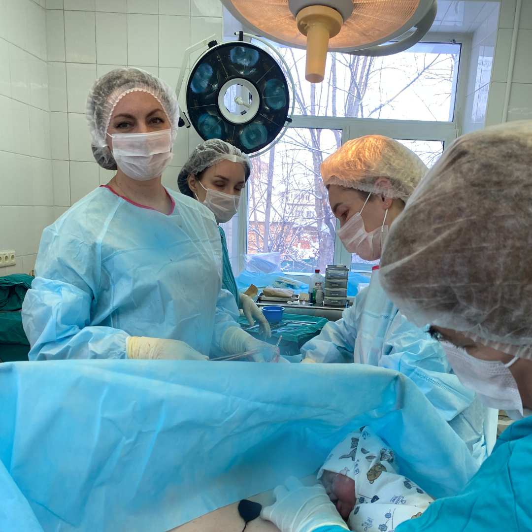Опреация Мягкое кесарево в Родильном доме №3 (г.Тюмень)