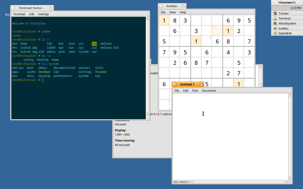 VitruvianOS: Возрождение духа BeOS на базе Debian