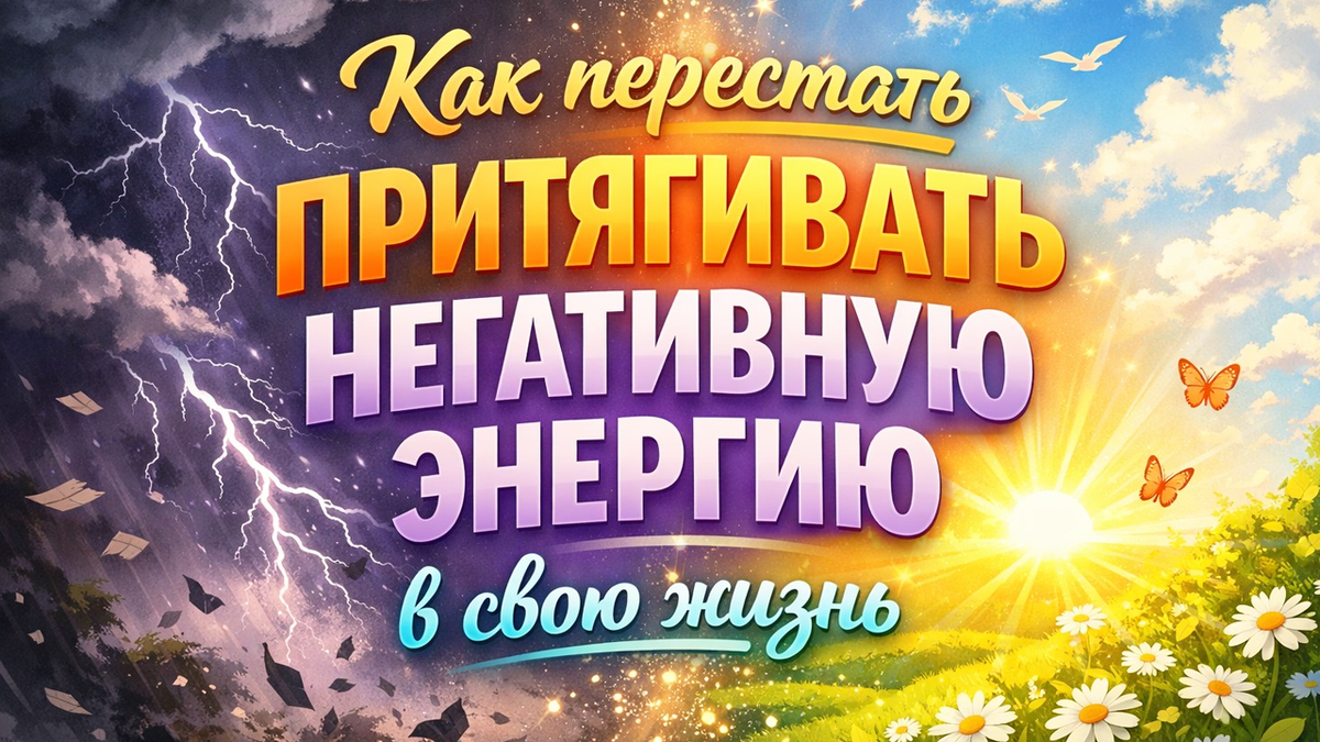 Как перестать притягивать негативную энергию в свою жизнь