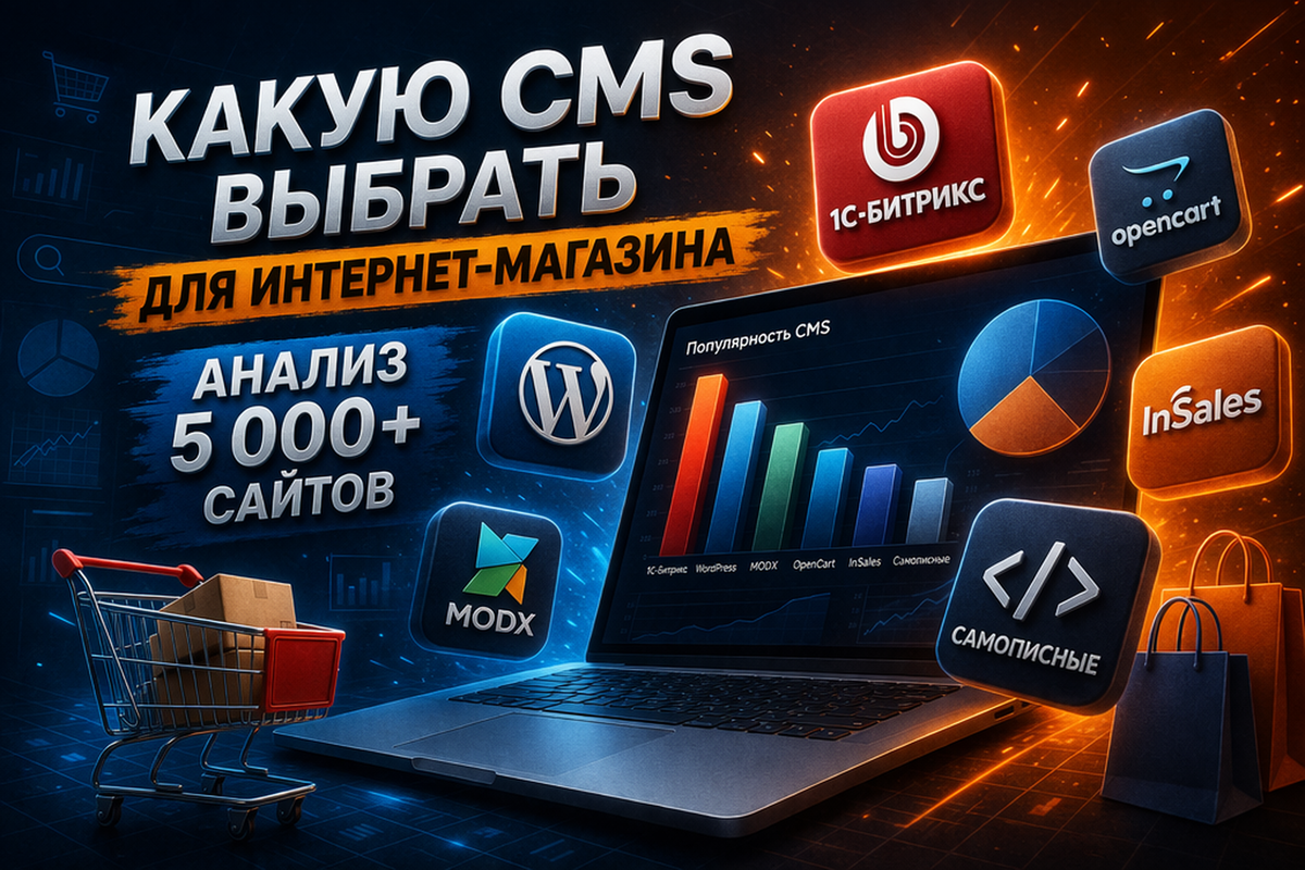 Какая CMS (движок сайта) наиболее подходит к вашему интернет-магазину?