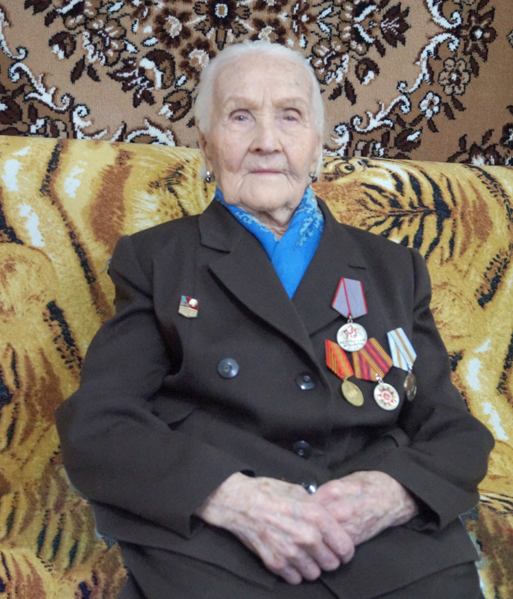 Труженица тыла Галина Александровна Колеватых