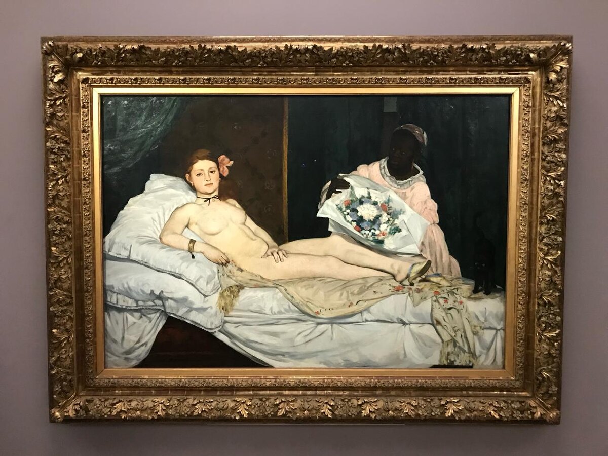 Фото картины «Олимпия», Эдуард Мане