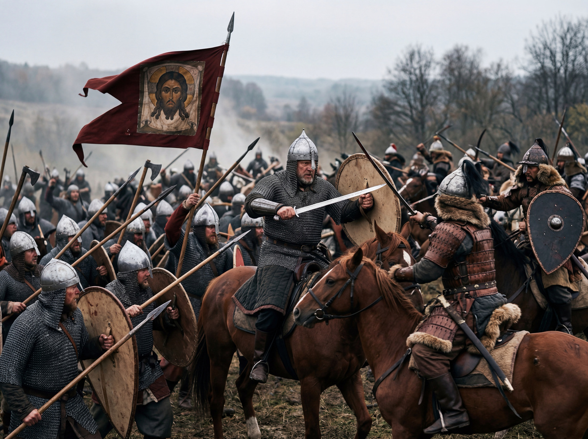 27 марта 1111 года объединённое войско русских князей под командованием Владимира Мономаха одержало победу над половцами в битве при Сальнице (Салнице). Это было главное сражение в завершающей фазе большого похода южнорусских князей против половцев. 