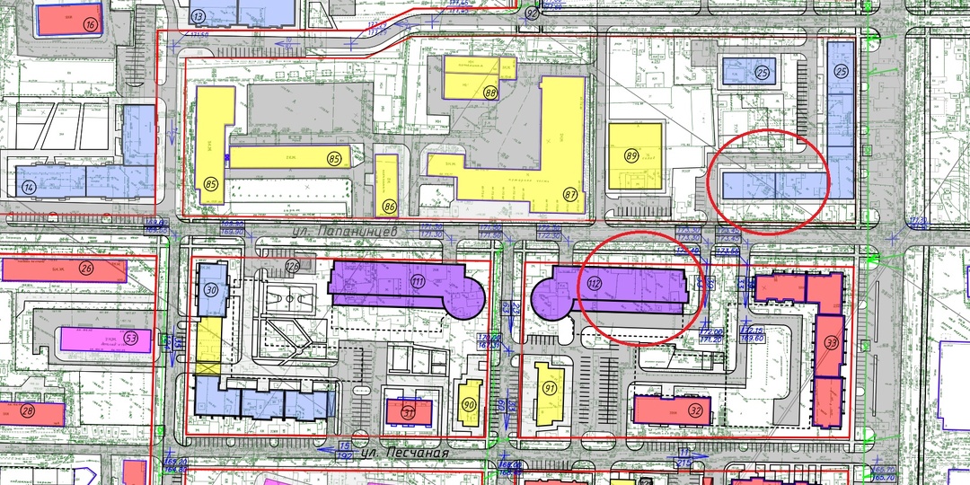 Три площадки под многоквартирные дома подготовили рядом с судом в Барнауле