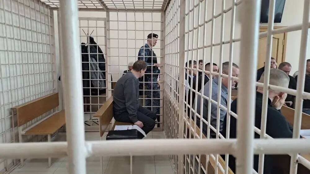 Алексей Дедов в суде / t.me/sudrfkursk