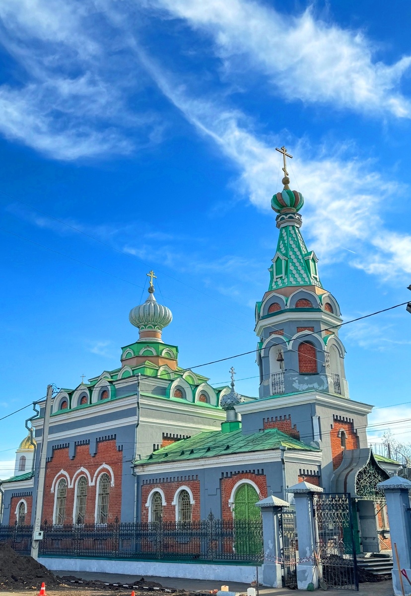 Церковь Успения Пресвятой Богородицы старого толка в Моршанске. Фото автора.