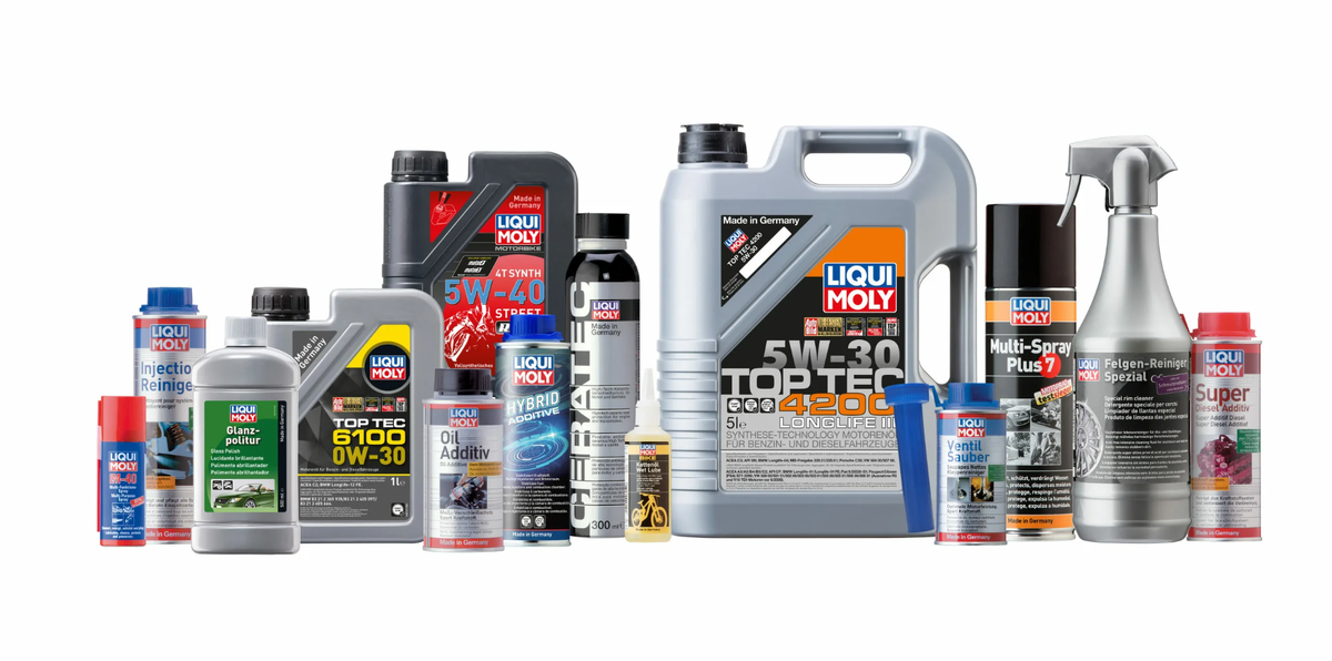 В ассортименте LIQUI MOLY более 4000 единиц продуктов для всех видов техники