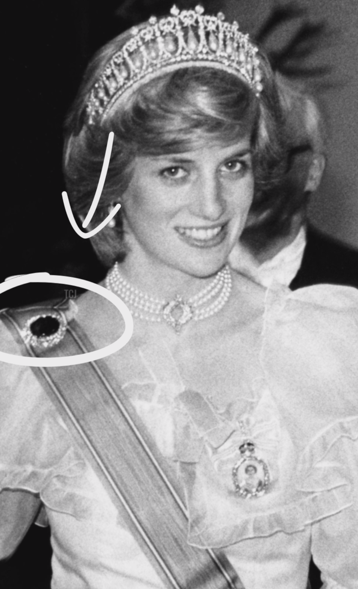 Брошь подаренная королевой-матерью принцессе Диане