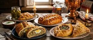 Кулебяка постная: 3 сытных рецепта для православного стола