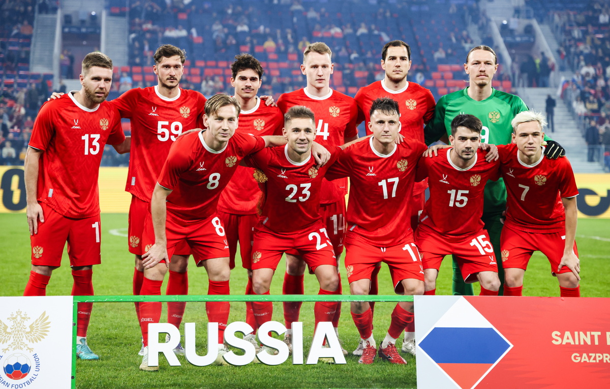    Футболисты сборной России  Петр Ковалев/ТАСС