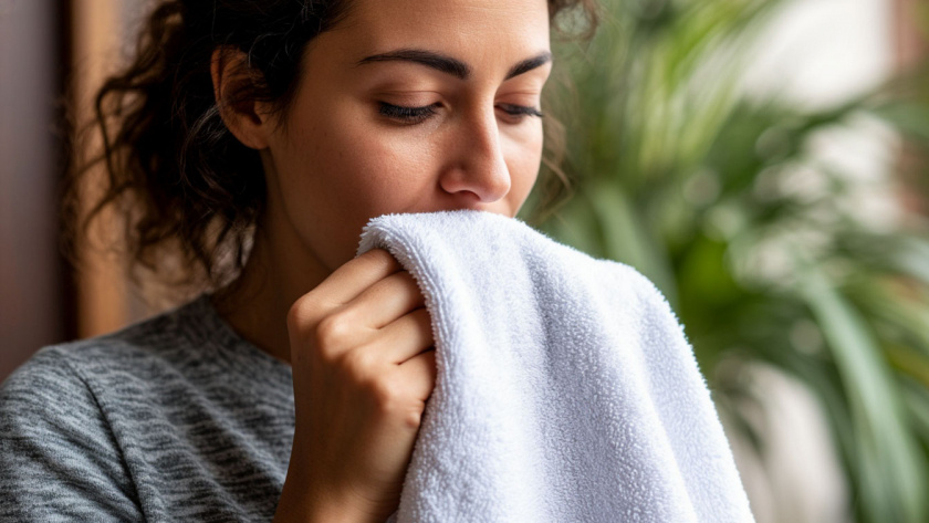 Бросила стирать вонючие кухонные полотенца - кладу в обычный пакет: 5 минут - и ткань снова как новая