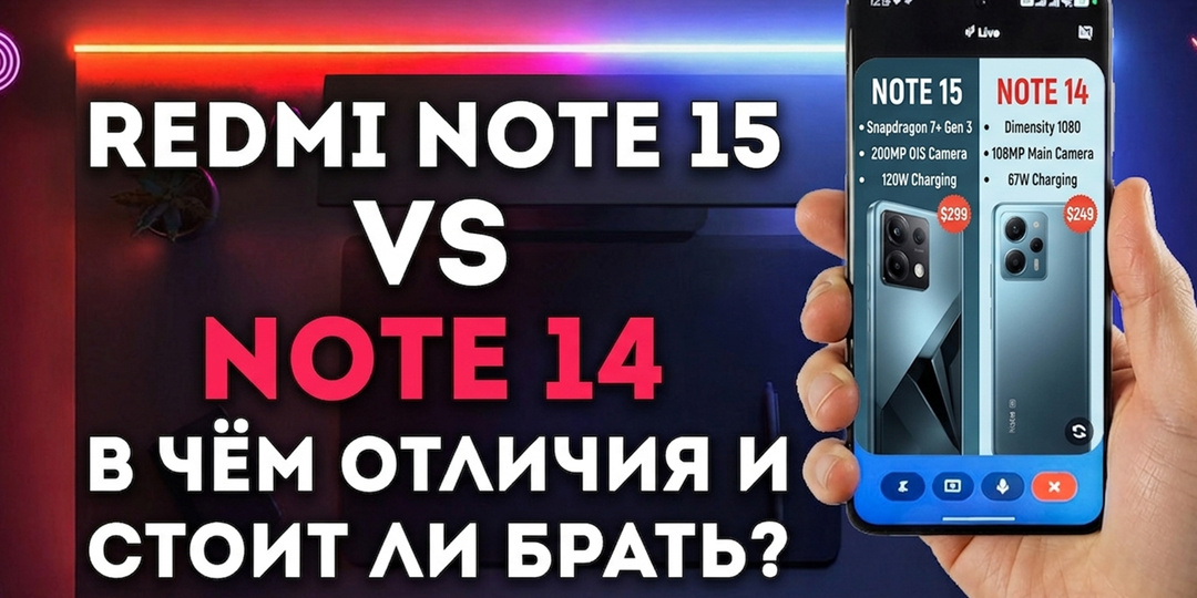 Redmi Note 15 vs Note 14: В чём отличия и стоит ли брать?