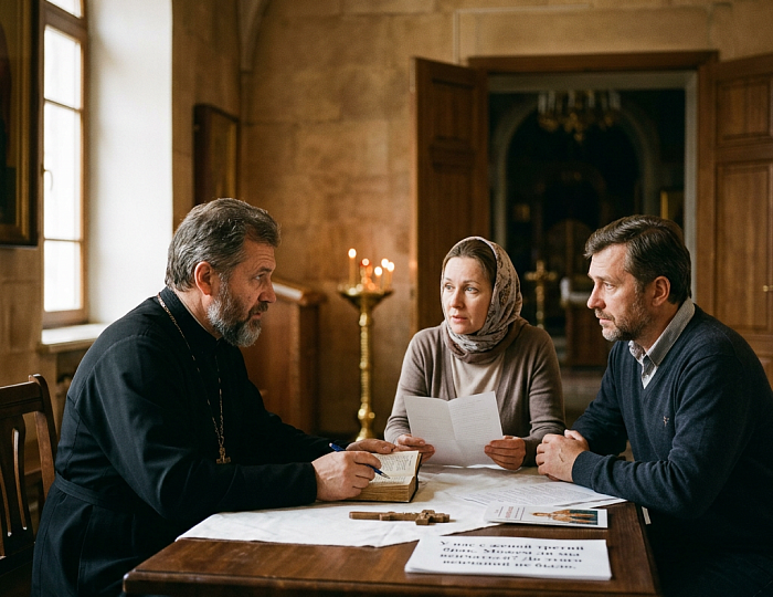 Даст ли церковь разрешение на венчание, если у нас с женой третий брак, но ранее никто из нас не венчался?
