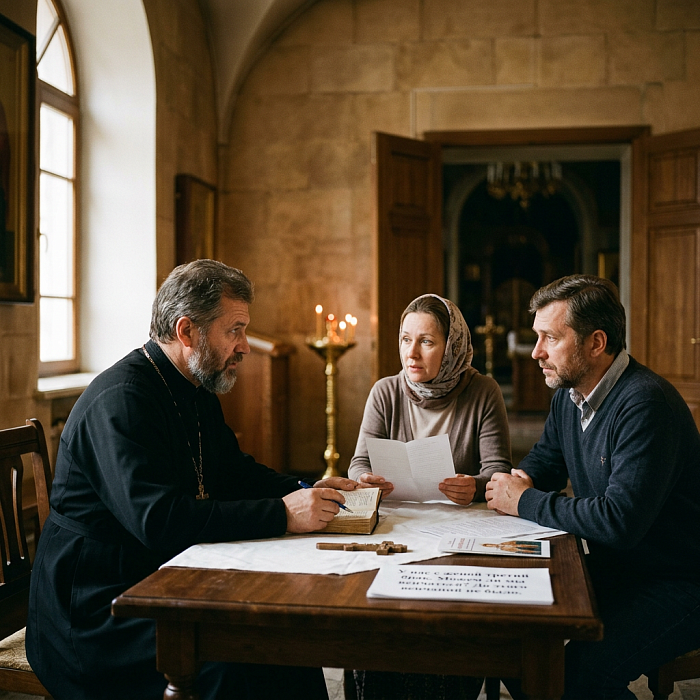    Даст ли церковь разрешение на венчание, если у нас с женой третий брак, но ранее никто из нас не венчался?