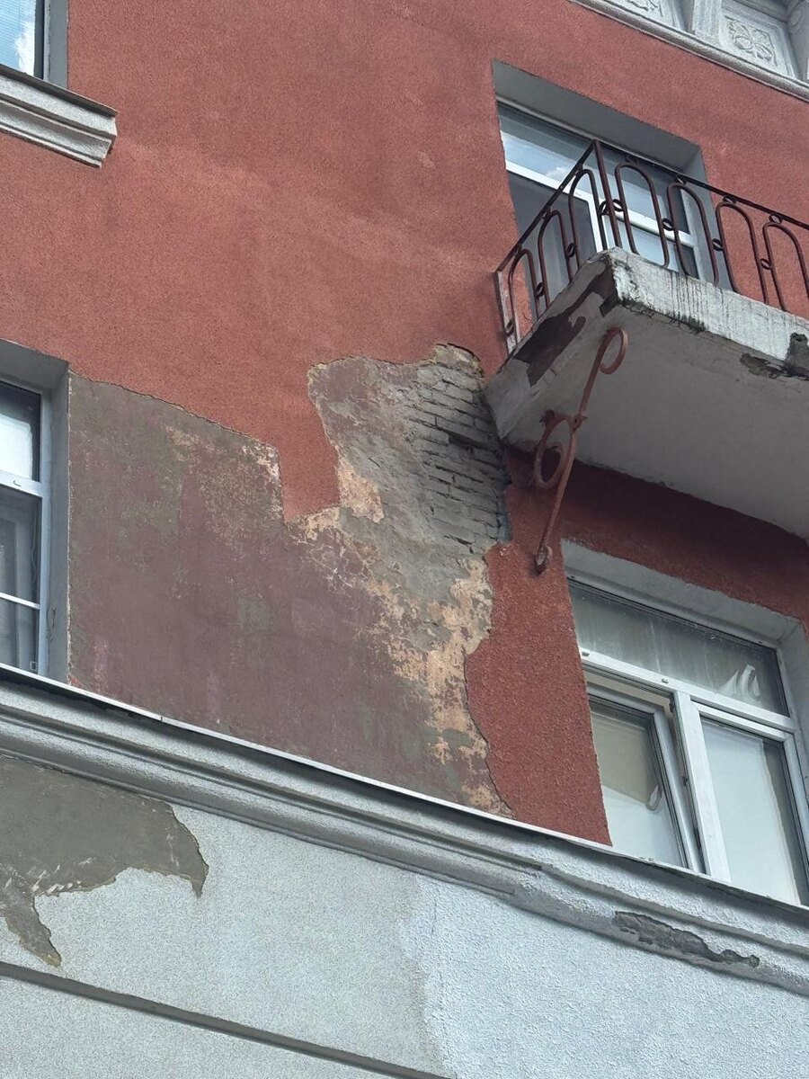 г. Тферь, фрагмент фасада жилого дома ул. Спартака 46 