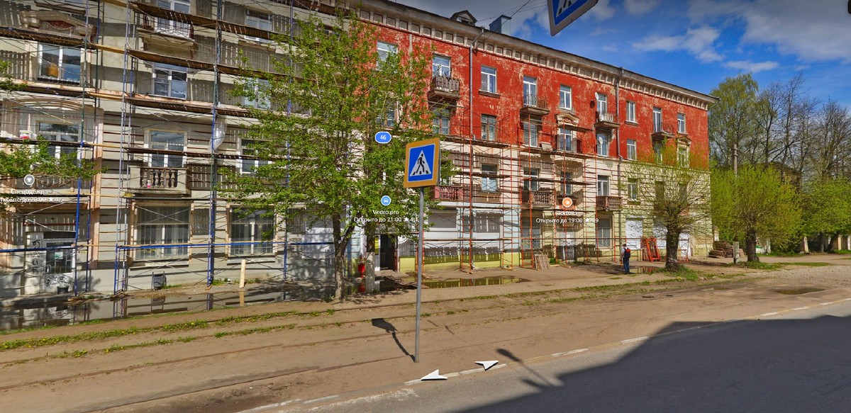 Найди отбитую штукатурку