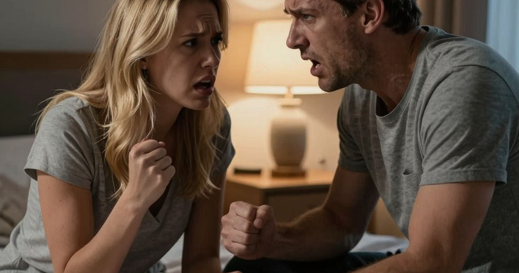 На третий день пребывания брат (35 лет) с женой и детьми попросил нас уступить им нашу спальню. Я ответила отказом и указала ему на дверь.