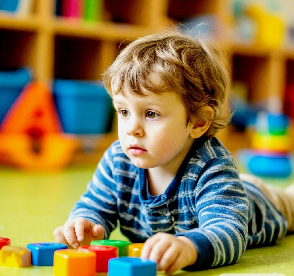 Ребенок может целый день провести с "любимыми" кубиками