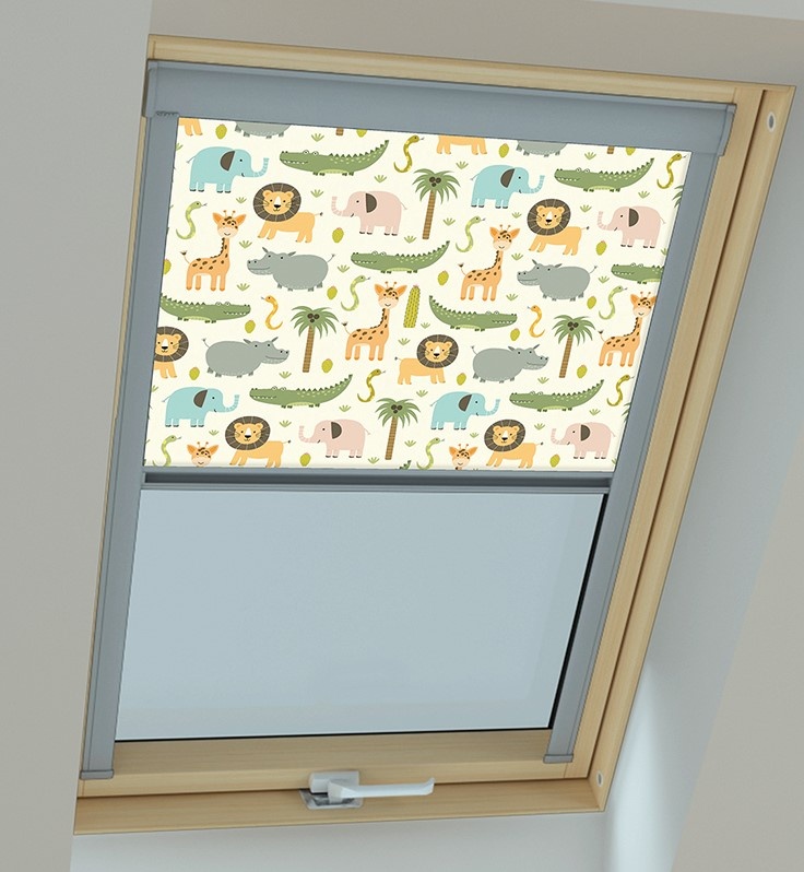 Рулонные шторы для мансардных окон FAKRO ARF Print