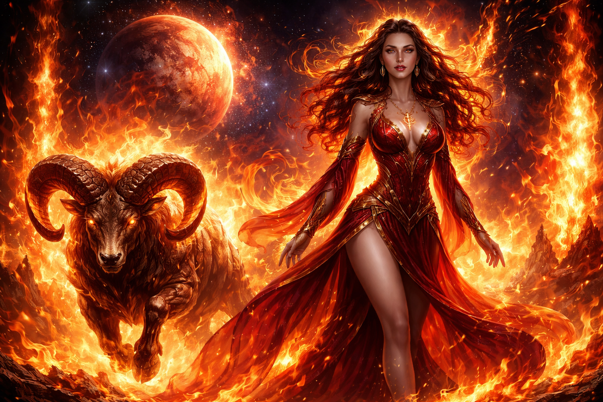 Венера в Овне