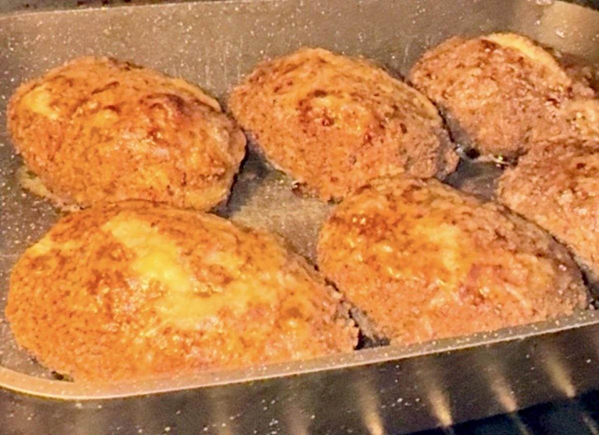 Классический рецепт зраз из фарша (запеченных в духовке) СССР.