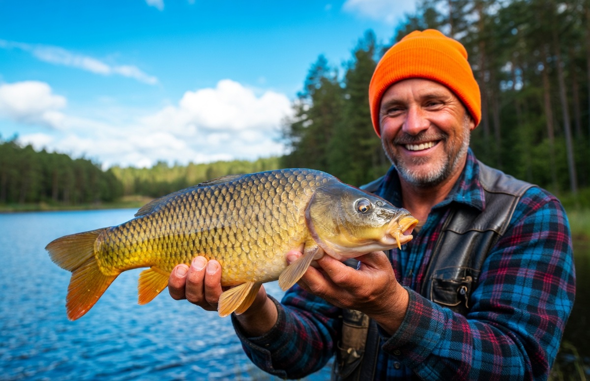 Сазан хорошо ловится на фидер