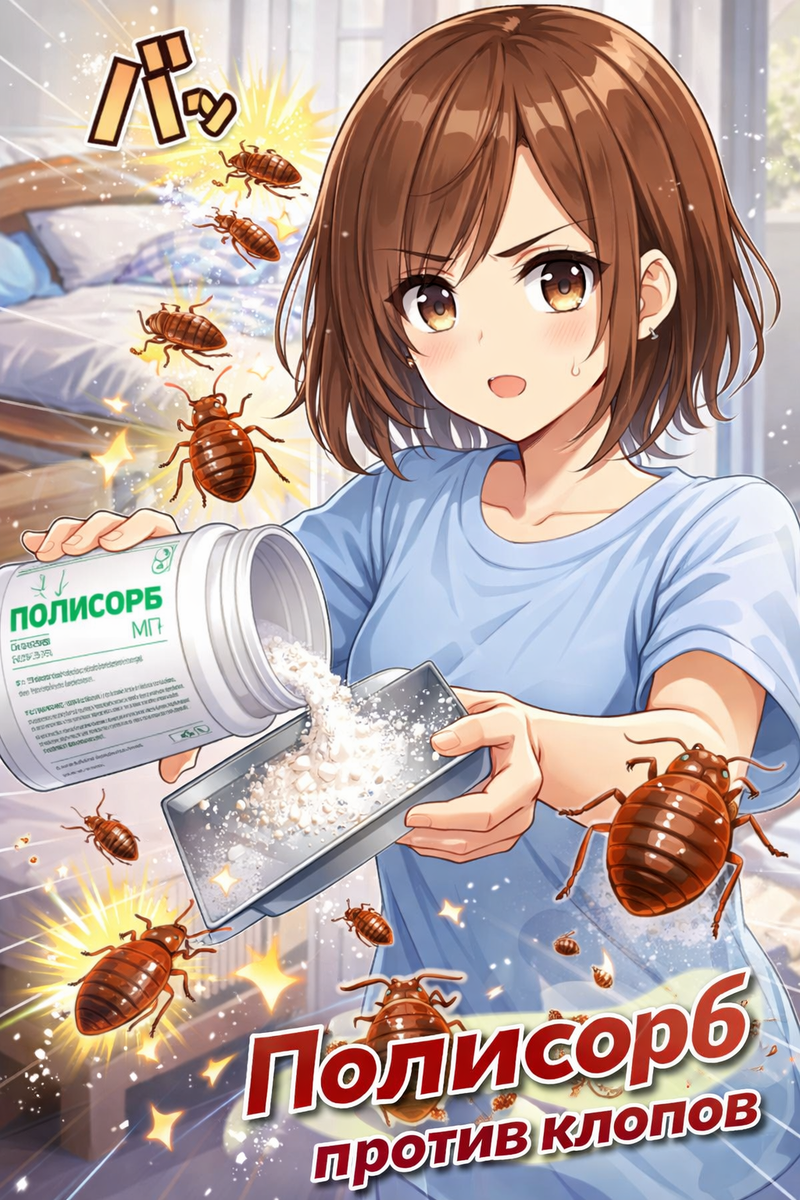 Полисорб от постельных клопов