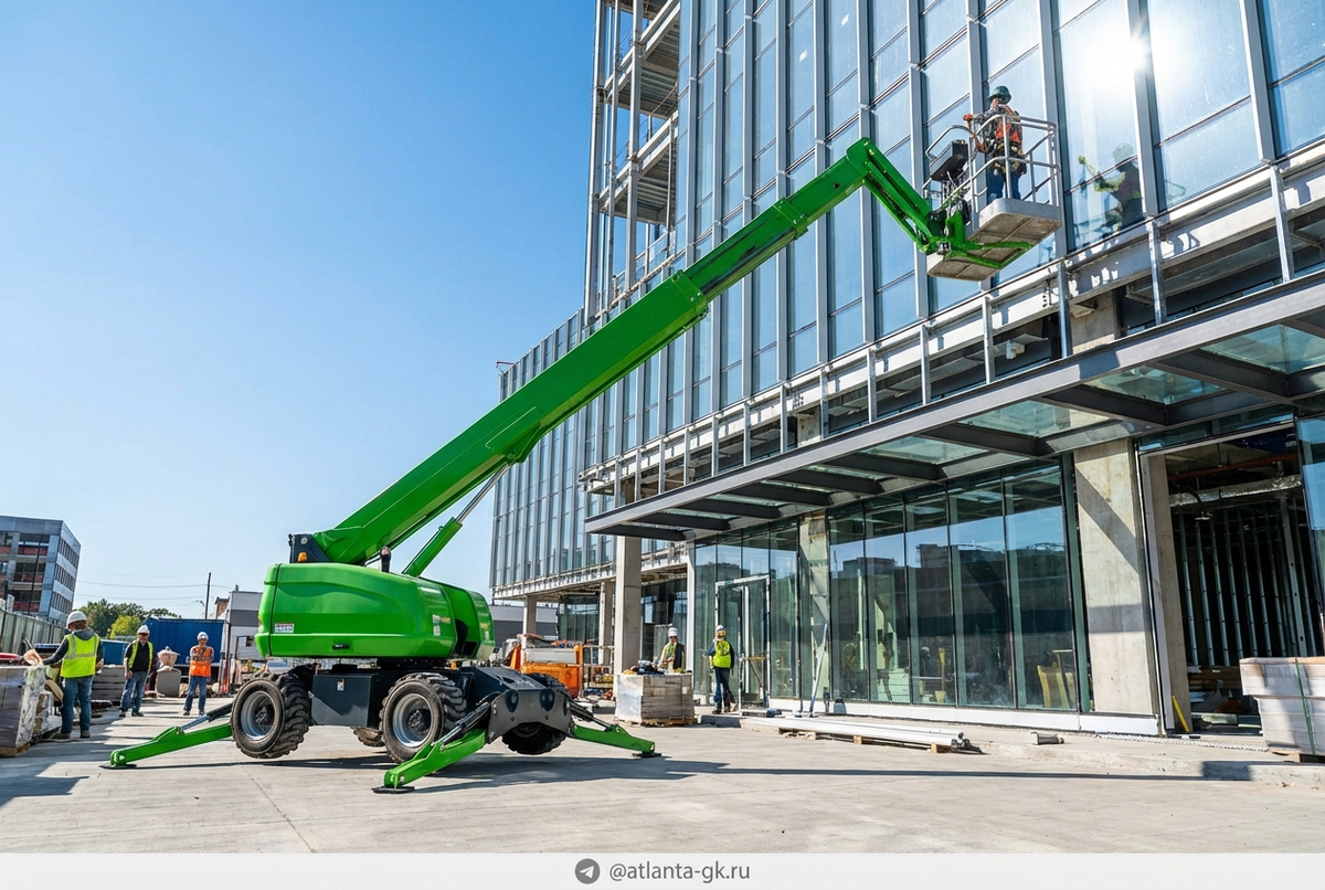    Выбор телескопического подъемника для эффективной работы на высоте Atlanta-gk