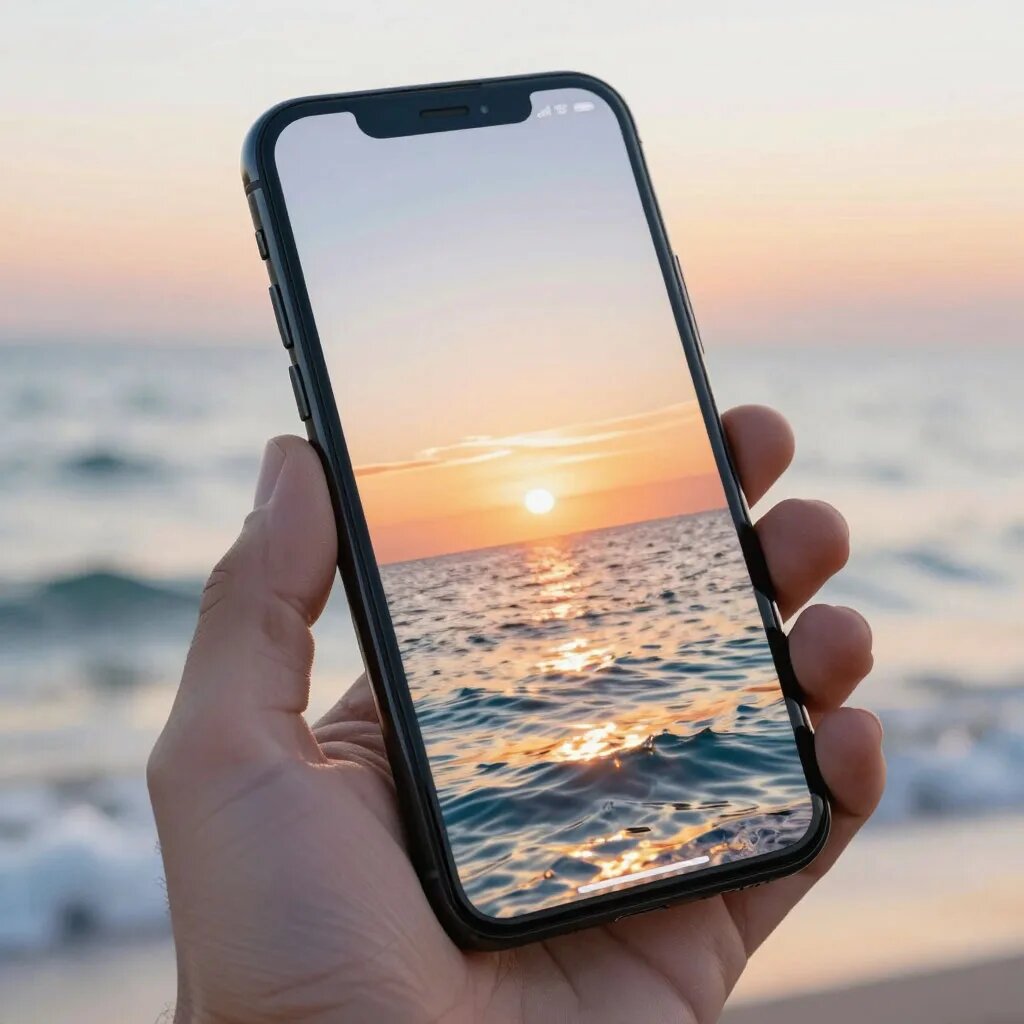 Телефон. Иллюстрация сгенерирована нейросетью