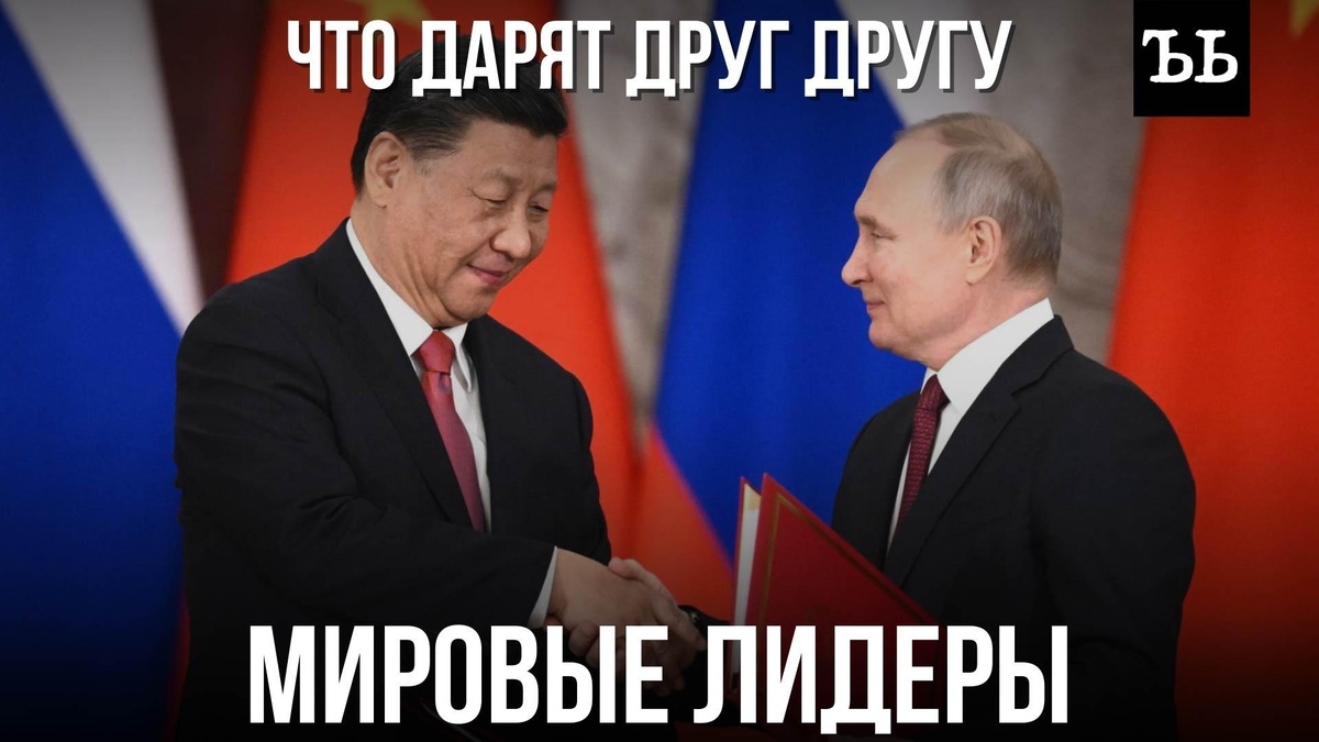    Панды, мечи, коньки, деревья: чем президенты одаривают друг друга