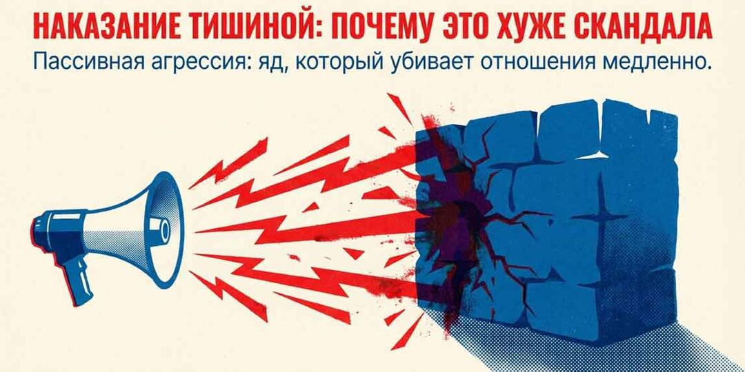 Наказание тишиной: почему молчание близкого человека страшнее любого скандала