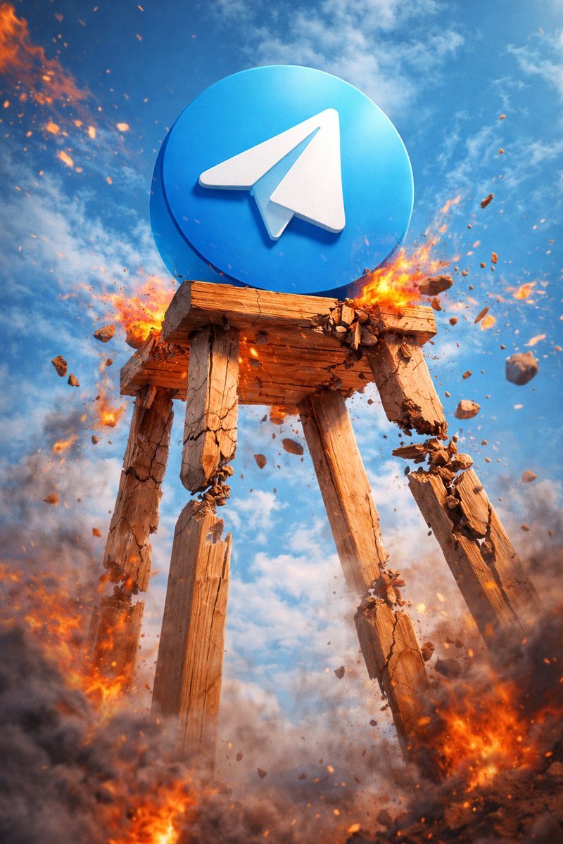 Телеграмм дал трещину