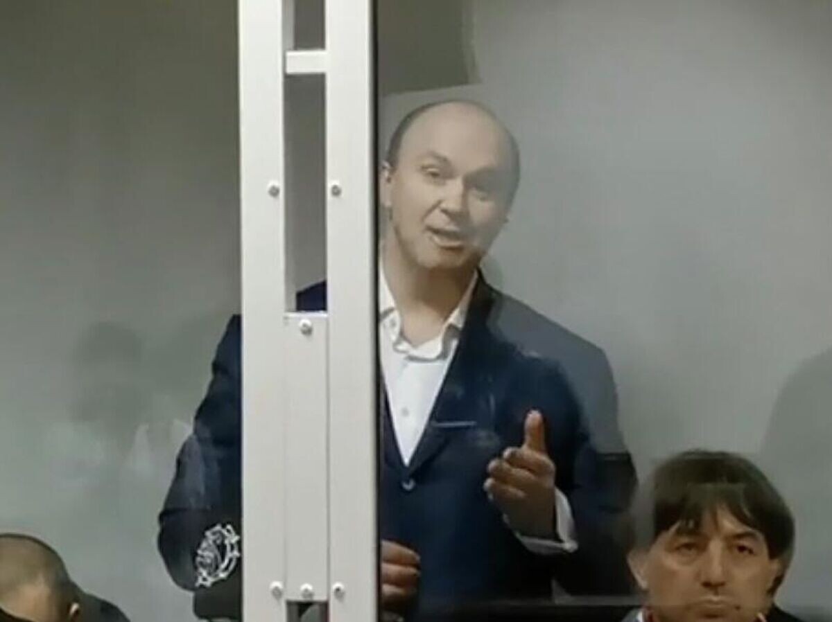     Константин Пискарев (Костя Большой) в Мособлсуде. Кадр видео | © ВГТРК