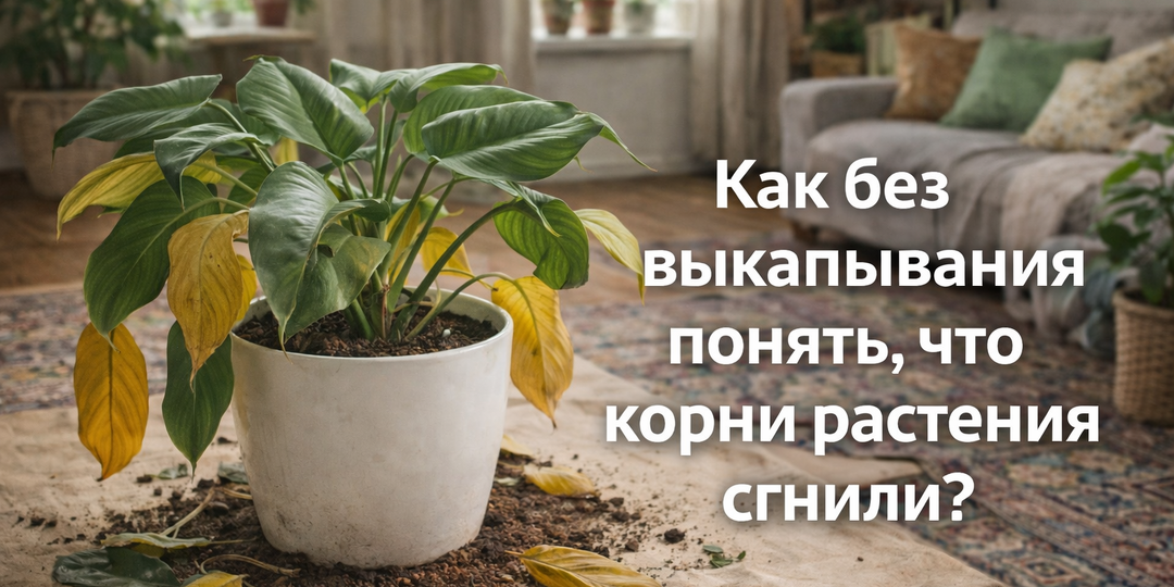 Как без выкапывания понять, что корни растения сгнили? 7 признаков