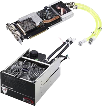 Обратите внимание на водоблок - он вставляется в отсеки для 5,25-устройств!