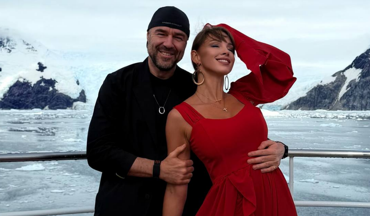 Роман Товстик и Полина Диброва. Фото: Telegram / @dibrovapolina