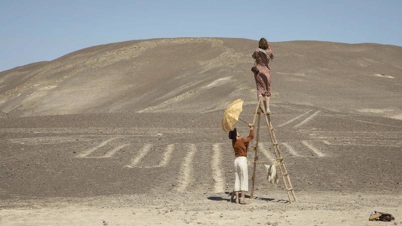 Кадр из фильма Lady Nazca. Режиссер: Дамьен Дорсаз. Производство: 27 Films Production, ARTE, Centre National du Cinéma, Cin?+OCS, Digital District, Eurimages, Filmförderungsanstalt (FFA), German Film Fund, Memento Films Production, Octopolis, Rayo en la Botella, Rotor Film, TOBIS Film, Unesco