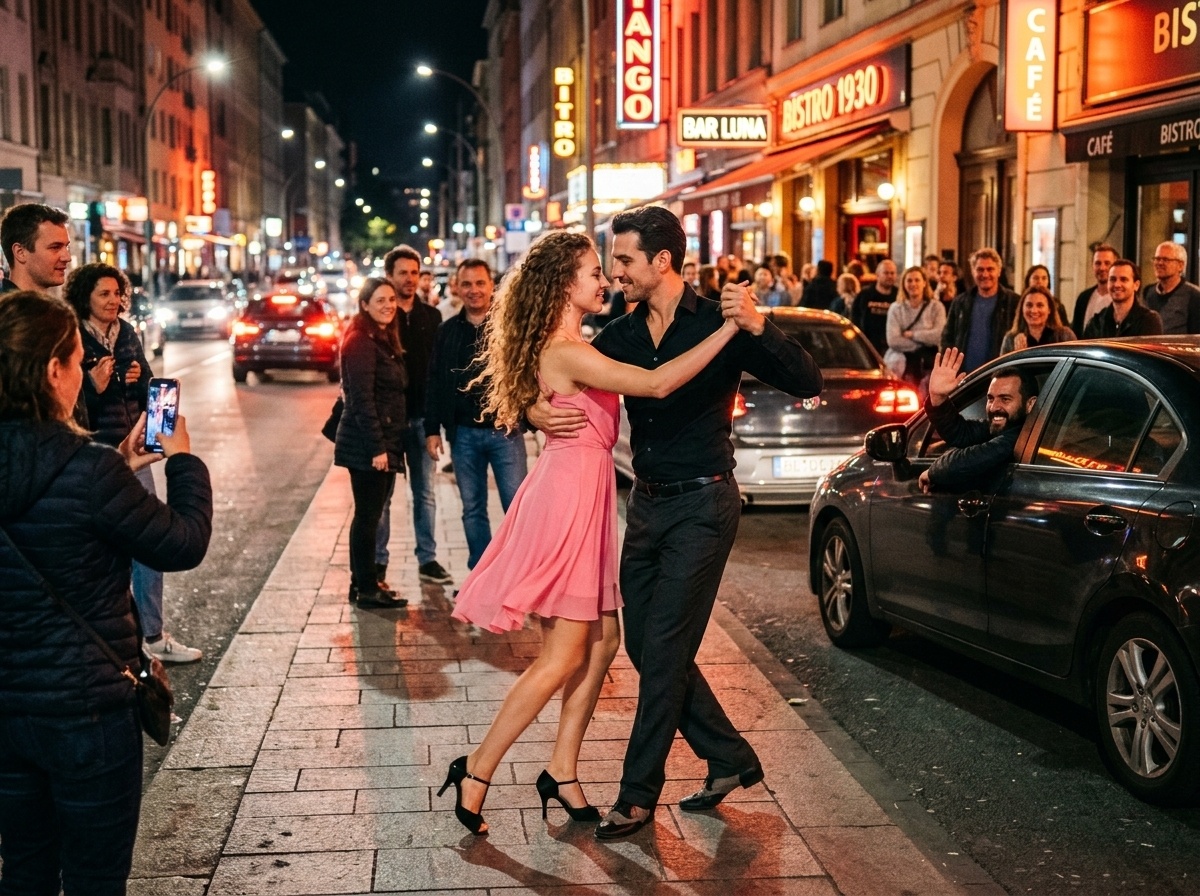 Не знаю что будет дальше, но танцует он отлично!