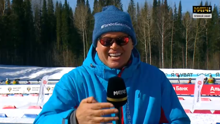 «Кольцо подарил и обещал жениться» — Губерниев превратил биатлон в «Давай поженимся»