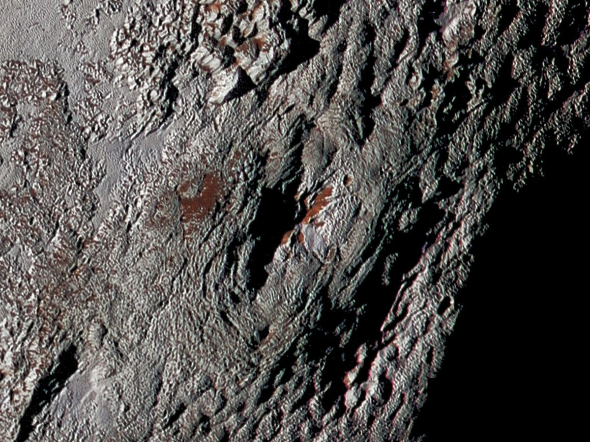 Гора Райт / © NASA/Johns Hopkins University Applied Physics Laboratory/Southwest Research Institute